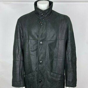 Christ Leather Coat Soft‎ Lambskin Suede Pockets